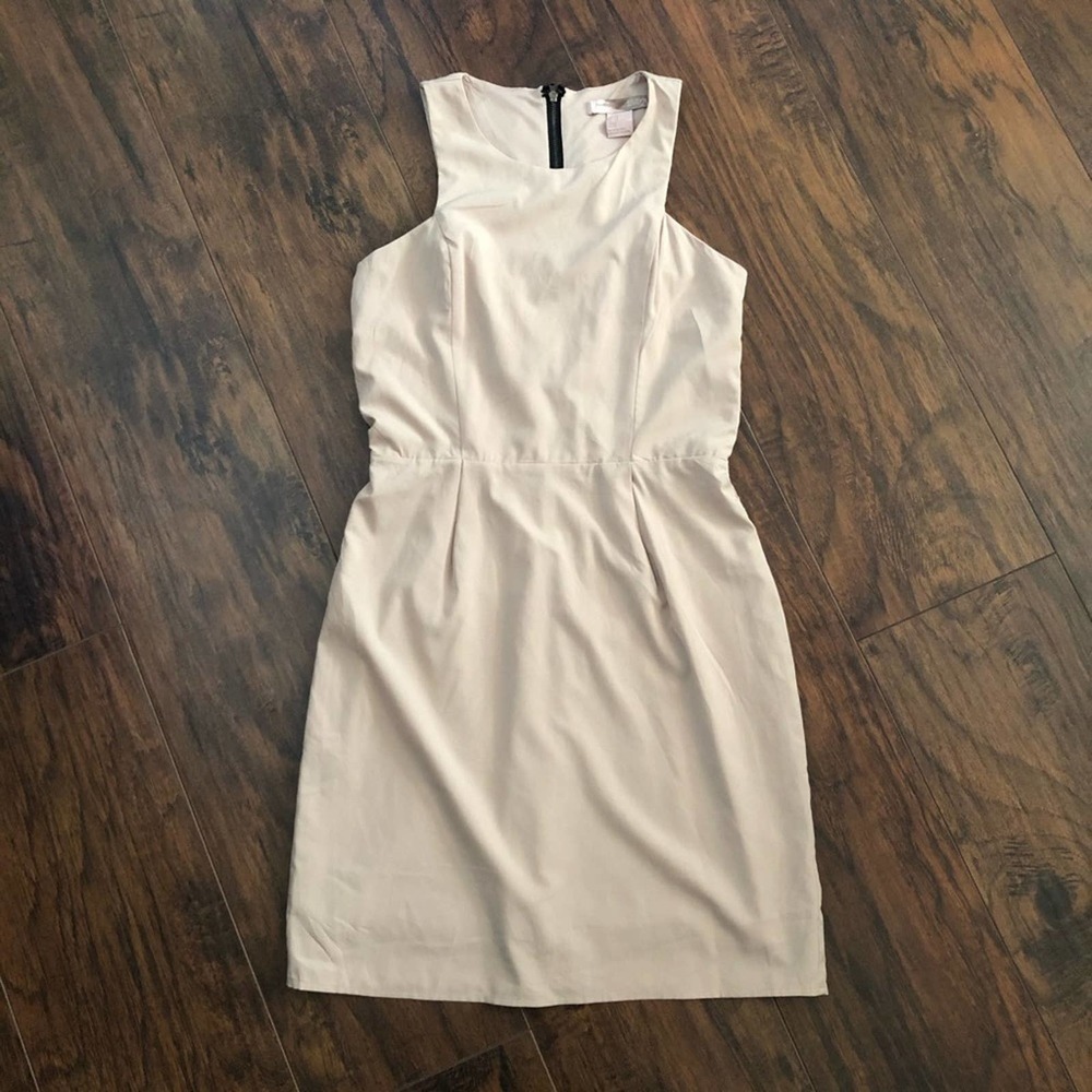 Love21 Beige Halter Sheath Dress